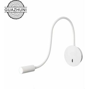NEIGE SnowWall Light Reading Light Wall Light 3W led 3000K Reading Lamp Gooseneck Lamp, (White) NEIGE SnowWall Light Reading Light Wall Light 3W led 3000K Reading Lamp Gooseneck Lamp, (White)