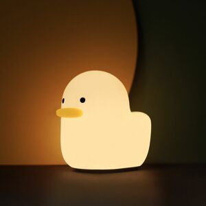 Dewdat - Soft and Bright Duck Light - Cute Animal Night Light for Babies, Toddlers, Kids, Women - Silicone Night Light - usb Rechargeable, Touch Dewdat - Soft and Bright Duck Light - Cute Animal Night Light for Babies, Toddlers, Kids, Women - Silicone Night Light - usb Rechargeable, Touch