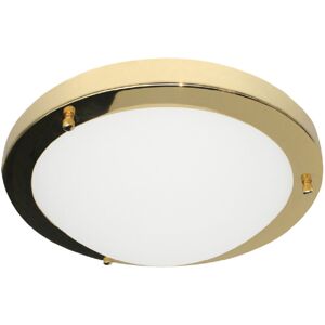 Forum Delphi 4000k LED Ceiling Light - Bathroom - Brass Forum Delphi 4000k LED Ceiling Light - Bathroom - Brass