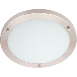 Forum Lighting - Forum Spa Delphi Satin Nickel 310mm Large led Flush Ceiling Light - SPA-34047-SNIC Forum Lighting - Forum Spa Delphi Satin Nickel 310mm Large led Flush Ceiling Light - SPA-34047-SNIC