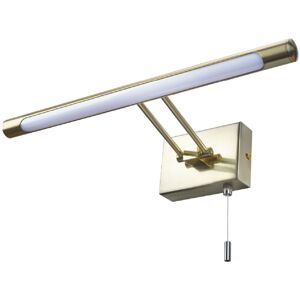 Forum Lighting Chai LED Bathroom Mirror Light - Satin Brass - 395 Lumens Forum Lighting Chai LED Bathroom Mirror Light - Satin Brass - 395 Lumens
