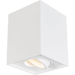 QAZQA - Recessed Spotlight - Adjustable - White - Square Aluminum - Max 50W - Indoor QAZQA - Recessed Spotlight - Adjustable - White - Square Aluminum - Max 50W - Indoor