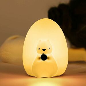 Dewdat - Squishy Kids Night Light, Cute Silicone Baby Night Light with Touch Control, Squishy Portable Rechargeable led Animal Room Lamp for Toddler Dewdat - Squishy Kids Night Light, Cute Silicone Baby Night Light with Touch Control, Squishy Portable Rechargeable led Animal Room Lamp for Toddler