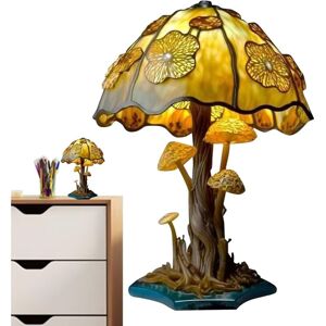 COOCHEER Stained Glass Animal Table Lamp, Colorful Retro Bedside Lamp, Resin Night Light, Decorative Table Lamp for Bedroom, Living Room, Home, Office COOCHEER Stained Glass Animal Table Lamp, Colorful Retro Bedside Lamp, Resin Night Light, Decorative Table Lamp for Bedroom, Living Room, Home, Office
