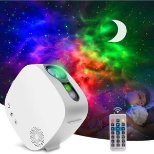 Dhklfa - Starry Sky Projector, 4 in 1 360° Rotatable Nebula Moon Projection Lamp with rf Remote and Bluetooth Speaker, led Projector Night Light for Dhklfa - Starry Sky Projector, 4 in 1 360° Rotatable Nebula Moon Projection Lamp with rf Remote and Bluetooth Speaker, led Projector Night Light for