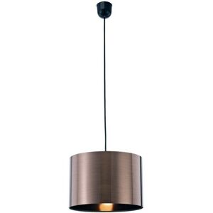 Inspired Lighting - Inspired Deco - Dako - Black Ceiling Pendant 1 Light E27 with 300 x 200mm Metallic Bronze Cylinder Shade, c, w Ceiling Bracket Inspired Lighting - Inspired Deco - Dako - Black Ceiling Pendant 1 Light E27 with 300 x 200mm Metallic Bronze Cylinder Shade, c, w Ceiling Bracket
