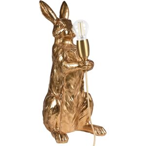 Beliani - Table Lamp Animal-Themed Bedside Light Rabbit Shape Bedroom Reading Lamp Gold Bugs Beliani - Table Lamp Animal-Themed Bedside Light Rabbit Shape Bedroom Reading Lamp Gold Bugs