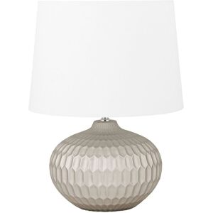 Beliani Bedside Table Lamp White - Ceramic - 38x51x38 - Table Lamp Beliani Bedside Table Lamp White - Ceramic - 38x51x38 - Table Lamp
