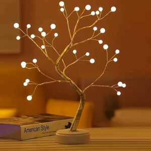 Dewdat - Tabletop Bonsai Tree Light with 36 led Beads, diy Artificial Lamp Tree Lamp Decoration, Touch Switch, usb or Battery Powered Dewdat - Tabletop Bonsai Tree Light with 36 led Beads, diy Artificial Lamp Tree Lamp Decoration, Touch Switch, usb or Battery Powered