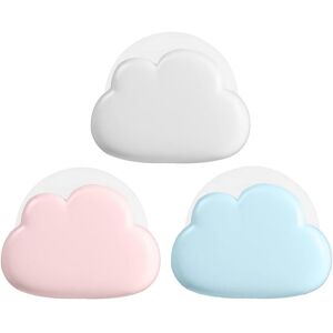 Linghhang - Three Portable led Night Lights, Cloud Shape, 4 Working Modes, Rechargeable, Bedside Lamp for Bedroom, Blue White Pink Linghhang - Three Portable led Night Lights, Cloud Shape, 4 Working Modes, Rechargeable, Bedside Lamp for Bedroom, Blue White Pink