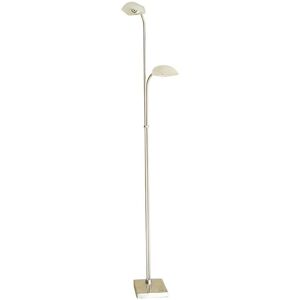 Inspired Lighting Udine Floor Lamp - In-Line Dimmer 2 Light G9 Satin Chrome Inspired Lighting Udine Floor Lamp - In-Line Dimmer 2 Light G9 Satin Chrome