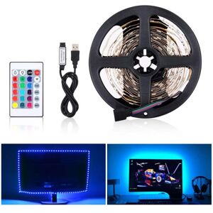 MEMKEY USB LED Strip Light, 5050 RGB 12V DC LED Tape Indoor Decorative LED Strip for LED TV Backlight LED TV RGB LED Strip (5m, 150LEDs) MEMKEY USB LED Strip Light, 5050 RGB 12V DC LED Tape Indoor Decorative LED Strip for LED TV Backlight LED TV RGB LED Strip (5m, 150LEDs)