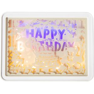 Tonchean - Valentine's Day Night Light Special Creative Gifts Girlfriend Classmate Practical Finished New Year Birthday diy 3D Paper Carving Lamp Tonchean - Valentine's Day Night Light Special Creative Gifts Girlfriend Classmate Practical Finished New Year Birthday diy 3D Paper Carving Lamp