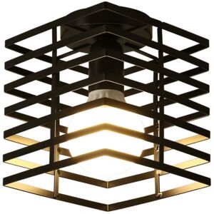 Norcks - Vintage Antique Ceiling Light Black E27 Retro Industrial Ceiling Lamp Metal Iron Cage Chandelier For Living Room Bedroom Dining Room Norcks - Vintage Antique Ceiling Light Black E27 Retro Industrial Ceiling Lamp Metal Iron Cage Chandelier For Living Room Bedroom Dining Room