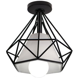 Stoex - Vintage Ceiling Lights Modern Metal Cage Chandelier Industrial Retro Ceiling Light For Cafe Bar Office Black Stoex - Vintage Ceiling Lights Modern Metal Cage Chandelier Industrial Retro Ceiling Light For Cafe Bar Office Black