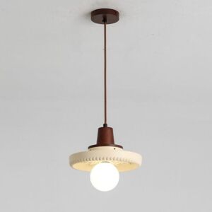 Wottes - Vintage Hanging Ceiling Light Adjustable Pendant Lamp Carved Chandelier Fixture Environmentally Friendly Resin Ø25cm Wottes - Vintage Hanging Ceiling Light Adjustable Pendant Lamp Carved Chandelier Fixture Environmentally Friendly Resin Ø25cm