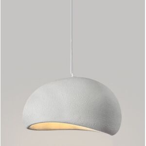 WOTTES Vintage Pendant Light Creative Ceiling Lamp Shade Adjustable Hanging Light White for Kitchen Island Bar Cafe Ø30CM WOTTES Vintage Pendant Light Creative Ceiling Lamp Shade Adjustable Hanging Light White for Kitchen Island Bar Cafe Ø30CM