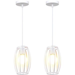 AXHUP Vintage Pendant Lamp White with Adjustable Cable - Pendant Light AXHUP Vintage Pendant Lamp White with Adjustable Cable - Pendant Light