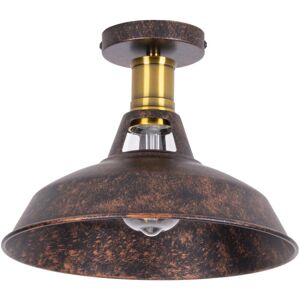 Stoex - Vintage Retro Ceiling Light Metal Iron Ceiling Lights Industrial Style Ceiling Light E27 Socket For Indoor Lighting Cafe Bedroom Restaurant Stoex - Vintage Retro Ceiling Light Metal Iron Ceiling Lights Industrial Style Ceiling Light E27 Socket For Indoor Lighting Cafe Bedroom Restaurant
