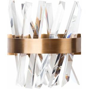 LITECRAFT Visconte Flusso Wall Light 16 Watt Integrated LED Fitting - Antique Brass LITECRAFT Visconte Flusso Wall Light 16 Watt Integrated LED Fitting - Antique Brass