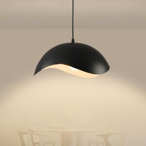 WOTTES Vintage Industrial Ceiling Pendant Light Fixtures Adjustable Hanging Lamp Black Metal Chandelier Lampshade Ø35CM WOTTES Vintage Industrial Ceiling Pendant Light Fixtures Adjustable Hanging Lamp Black Metal Chandelier Lampshade Ø35CM