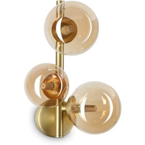Ideal Lux Perlage 3 Light Wall Lamp Brass - Wall Lamp Ideal Lux Perlage 3 Light Wall Lamp Brass - Wall Lamp