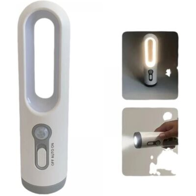 Linghhang - 2 in 1 Portable led Night Light Eye Protection Lamp Suitable for Bedroom Bathroom Reading Camping White Linghhang - 2 in 1 Portable led Night Light Eye Protection Lamp Suitable for Bedroom Bathroom Reading Camping White