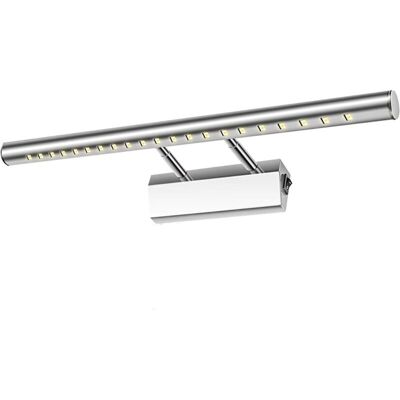 TINOR Bathroom Mirror led Lamp 5W Wall Light Waterproof Table Lamp IP44 Adjustable 180°with Switch Stainless Steel Lighting Decoration Furniture Toilet TINOR Bathroom Mirror led Lamp 5W Wall Light Waterproof Table Lamp IP44 Adjustable 180°with Switch Stainless Steel Lighting Decoration Furniture Toilet