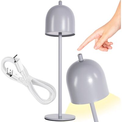 TOOLIGHT Grey USB Night Lamp - Nightstand Light TOOLIGHT Grey USB Night Lamp - Nightstand Light