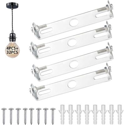 CCYKXA Pieces 90mm Ceiling Light Bracket for Home Office - Suspension Plate CCYKXA Pieces 90mm Ceiling Light Bracket for Home Office - Suspension Plate