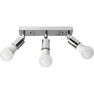 Toolight Chrome Ceiling Lamp 3-Point E27 - Ceiling Light Toolight Chrome Ceiling Lamp 3-Point E27 - Ceiling Light