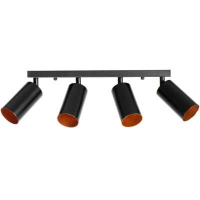 Toolight Black Ceiling Lamp APP940-4C - Ceiling Light Fixture Toolight Black Ceiling Lamp APP940-4C - Ceiling Light Fixture