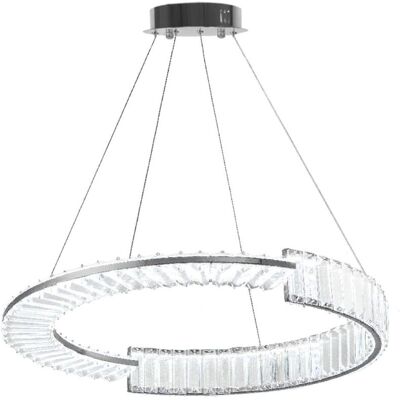 Toolight - Chrome LED Pendant Light APP1529-CP60 - Lighting Fixture Toolight - Chrome LED Pendant Light APP1529-CP60 - Lighting Fixture