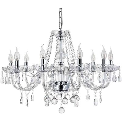 Toolight Model 300750 - Crystal Chandelier Pendant Lamp Toolight Model 300750 - Crystal Chandelier Pendant Lamp