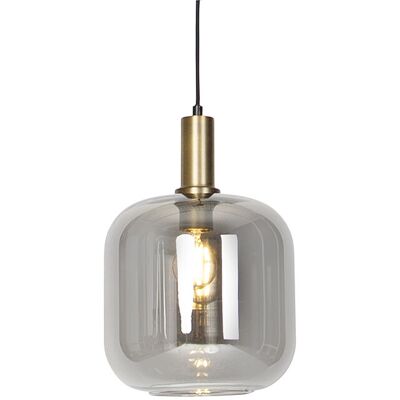 QAZQA Black Gold Zuzanna Pendant Lamp - Adjustable 68.5-150cm QAZQA Black Gold Zuzanna Pendant Lamp - Adjustable 68.5-150cm