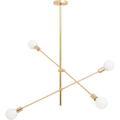 Toolight Gold Two-Arm Adjustable Pendant Ceiling Lamp - Ceiling Light Toolight Gold Two-Arm Adjustable Pendant Ceiling Lamp - Ceiling Light