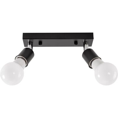Toolight App696-2c - E27 Spotlight Black Ceiling Lamp Toolight App696-2c - E27 Spotlight Black Ceiling Lamp
