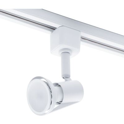 Litecraft - Track Light Harlem Spotlight Head Adjustable GU10 Fitting - White Litecraft - Track Light Harlem Spotlight Head Adjustable GU10 Fitting - White