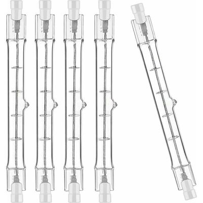 Trimec - Lot de 5 R7S Ampoule Halogène 118mm 100W 230V, Tige Halogène R7S 118mm, Ampoule Halogène r7s Lampe Tige Halogène Dimmable pour Spot de Trimec - Lot de 5 R7S Ampoule Halogène 118mm 100W 230V, Tige Halogène R7S 118mm, Ampoule Halogène r7s Lampe Tige Halogène Dimmable pour Spot de
