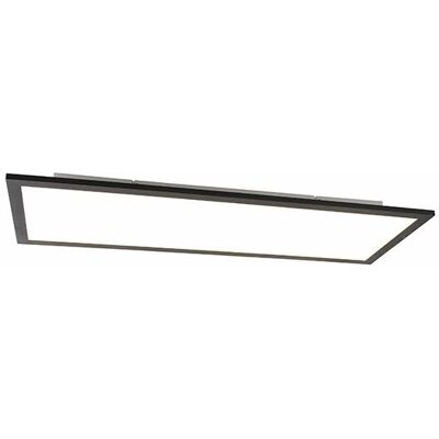 QAZQA Modern Black LED Ceiling Light 80cm QAZQA Modern Black LED Ceiling Light 80cm