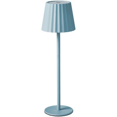 Beliani Pombeiro - Modern Aluminum & Iron Table Lamp - Blue Beliani Pombeiro - Modern Aluminum & Iron Table Lamp - Blue