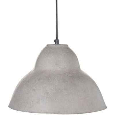 Beliani Model Gray Paper Mache Pendant Light - Pendant Lamp Beliani Model Gray Paper Mache Pendant Light - Pendant Lamp