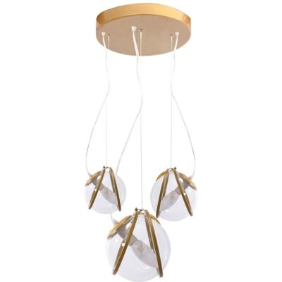 Toolight Gold 3-Pt Suspended Ceiling Lamp - Ceiling Lamp Toolight Gold 3-Pt Suspended Ceiling Lamp - Ceiling Lamp