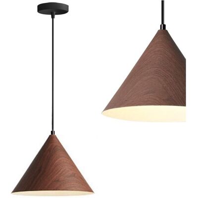 Toolight Dark Wood Pendant Light - Stylish and Durable Toolight Dark Wood Pendant Light - Stylish and Durable