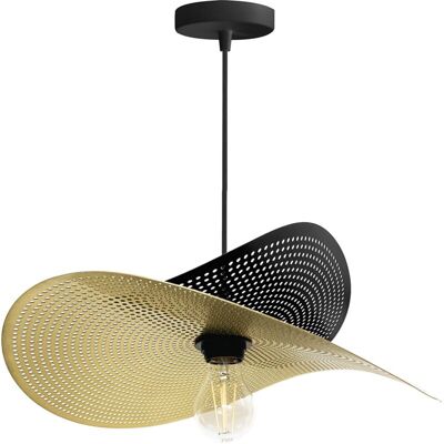 Toolight-APP1471-1CP Pendant Lamp - black/gold - ceiling light Toolight-APP1471-1CP Pendant Lamp - black/gold - ceiling light