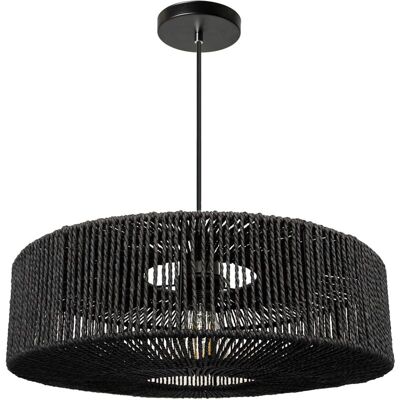 Toolight - Black Pendant Lamp - E27 - Pendant lamp - 60W Toolight - Black Pendant Lamp - E27 - Pendant lamp - 60W