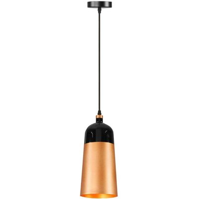 Toolight Rose Gold Pendant Lamp - E27 Suspended Light Fixture Toolight Rose Gold Pendant Lamp - E27 Suspended Light Fixture