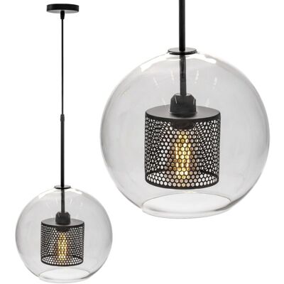Toolight Black Adjustable Loft Ceiling Light - E27, 20-120cm Toolight Black Adjustable Loft Ceiling Light - E27, 20-120cm