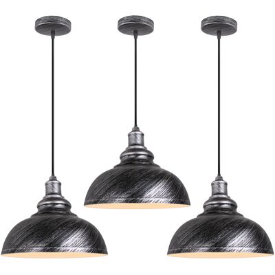 AXHUP Vintage Pendant Light - 3-Piece Industrial Style Ø29cm AXHUP Vintage Pendant Light - 3-Piece Industrial Style Ø29cm