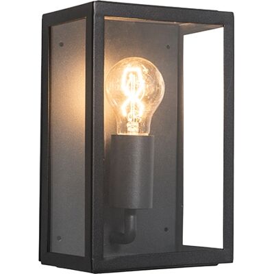 QAZQA Rotterdam Outdoor Industrial Wall Light - Black QAZQA Rotterdam Outdoor Industrial Wall Light - Black